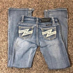 “Rock & Roll Cowgirl” youth jeans